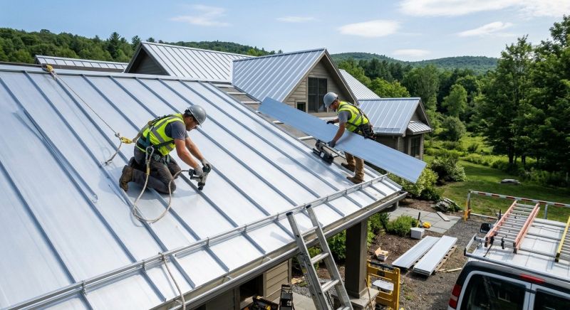 Aluminum Roof Installation in Bartlett, NH