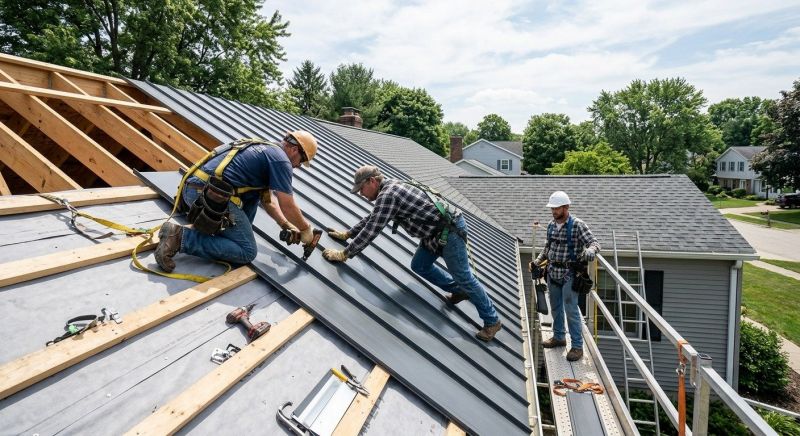 Aluminum Roof Installation in Lovell, ME