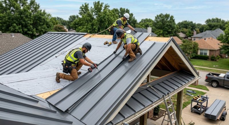Aluminum Roof Installation in Lovell, ME