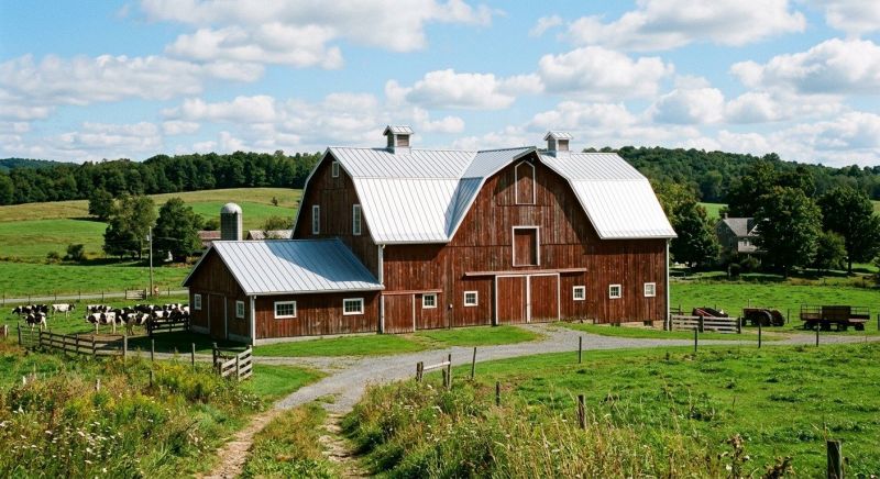 Barn Roof Replacement in Bartlett, NH