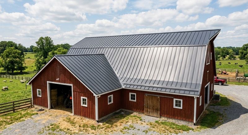 Barn Roof Replacement in Bridgton, ME