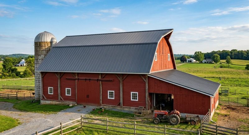 Barn Roof Replacement in Eaton Center, NH