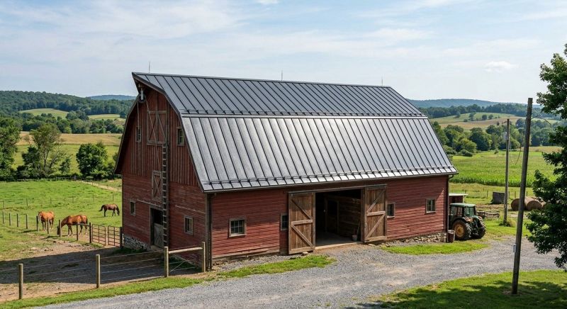 Barn Roof Replacement in Parsonsfield, ME