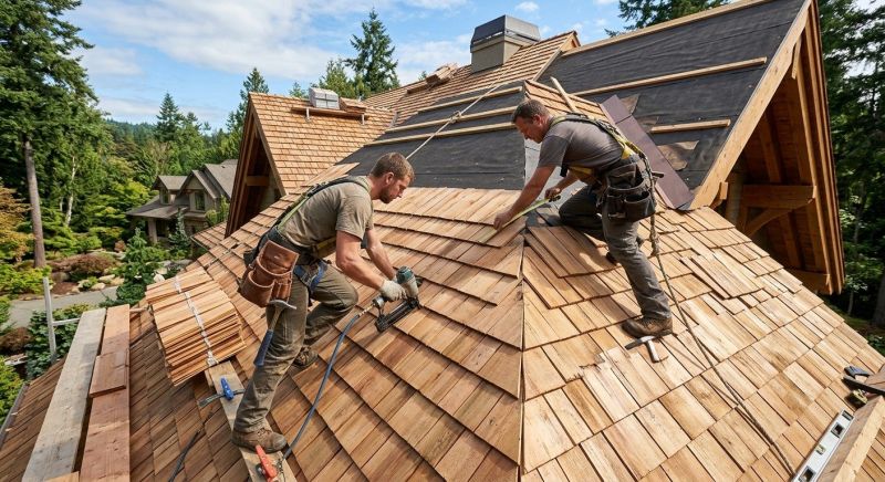 Cedar Roof Installation in Tamworth, NH