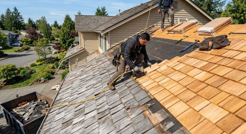 Cedar Roof Replacement in North Conway, NH