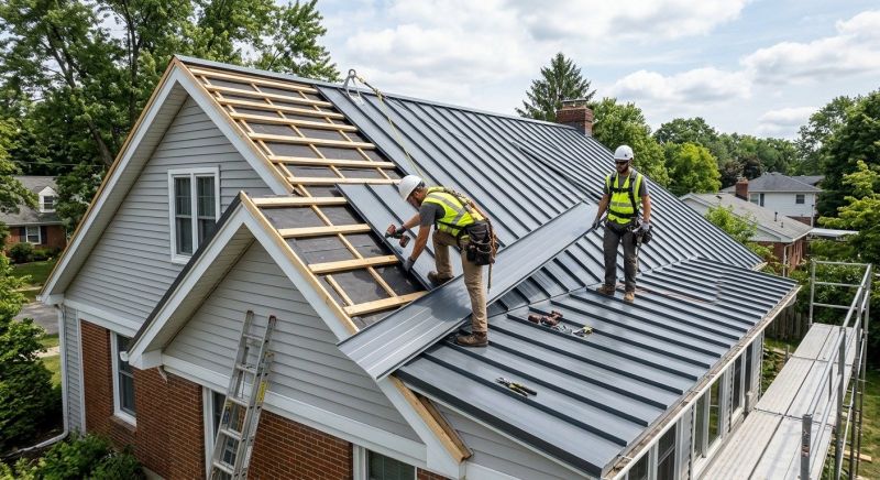 Copper Roof Installation in North Conway, NH