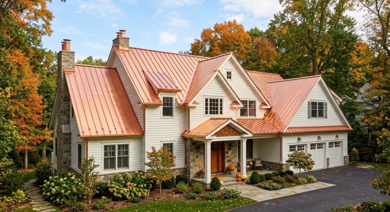 Copper Roof Replacement in North Conway, NH