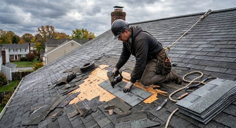 Damaged Roof Replacement in Jackson, NH