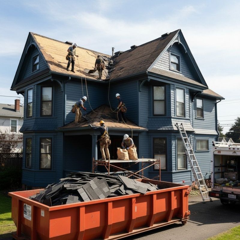 Damaged Roof Replacement in Lovell, ME