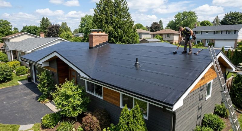 Epdm Roof Installation in Bridgton, ME