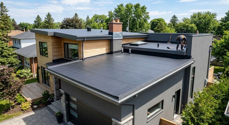 Epdm Roof Installation in Conway, NH
