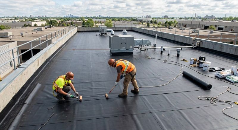 Epdm Roof Installation in Cornish, ME