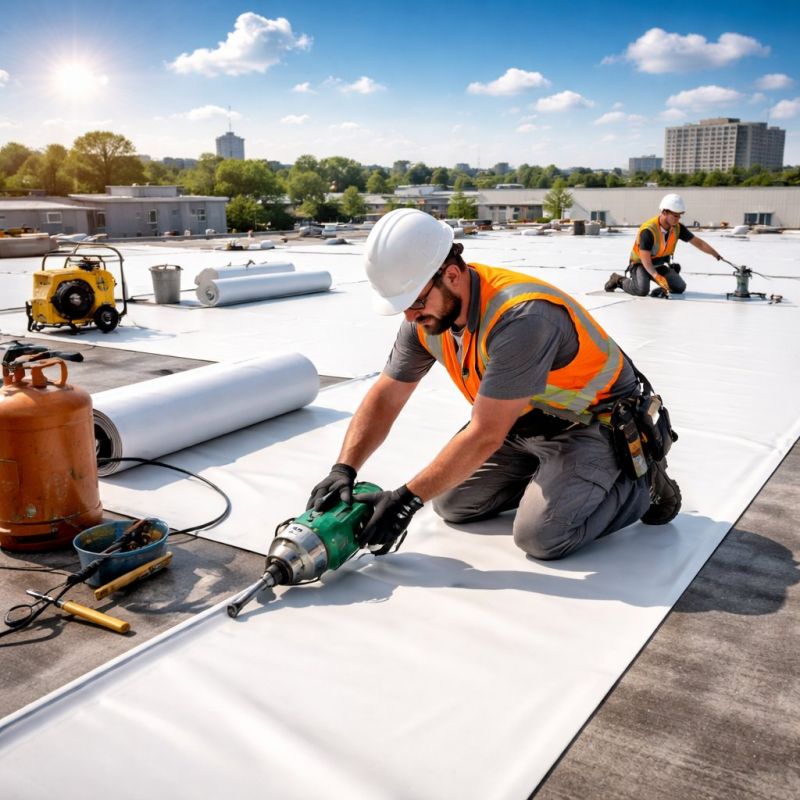 Epdm Roof Installation in Denmark, ME