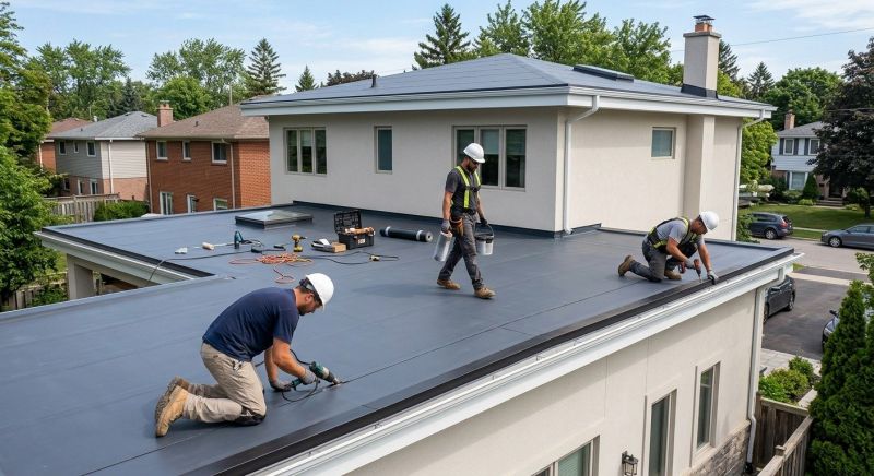 Epdm Roof Installation in North Conway, NH