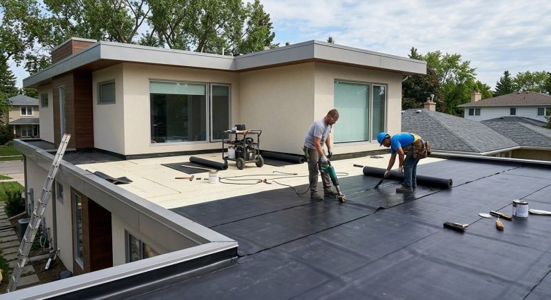 Flat Roof Installation in Parsonsfield, ME