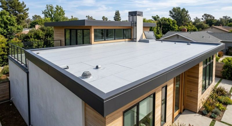 Flat Roof Replacement in Harrison, ME