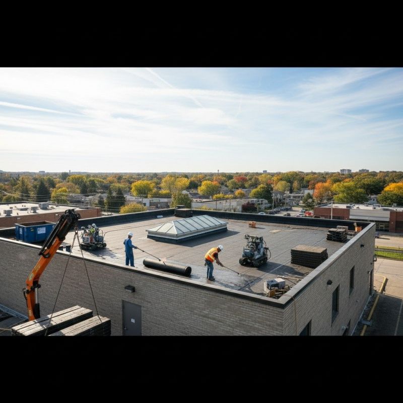 Flat Roof Replacement in Lovell, ME