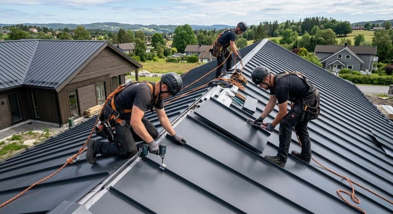 Metal Roof Installation in Conway, NH