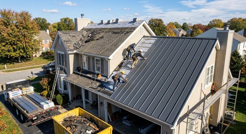 Metal Roof Replacement in Tamworth, NH