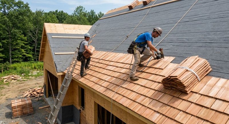 Shake Roof Replacement in Lovell, ME