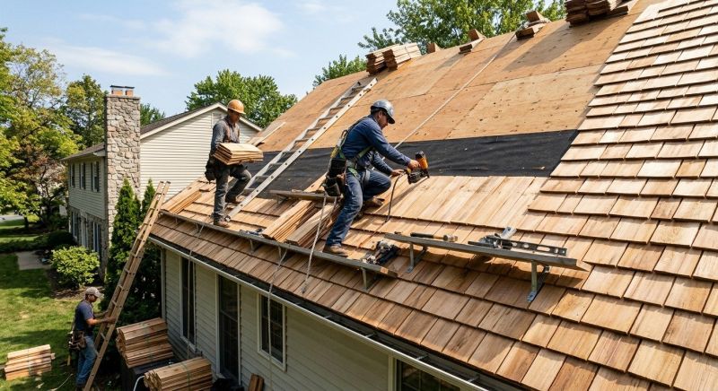 Shake Roof Replacement in Ossipee, NH