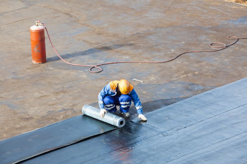 Single Ply Roof Installation in Bridgton, ME