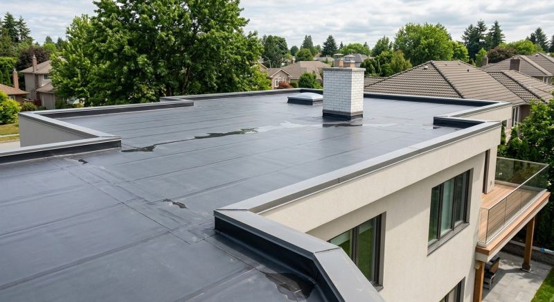 Single Ply Roof Installation in Tamworth, NH