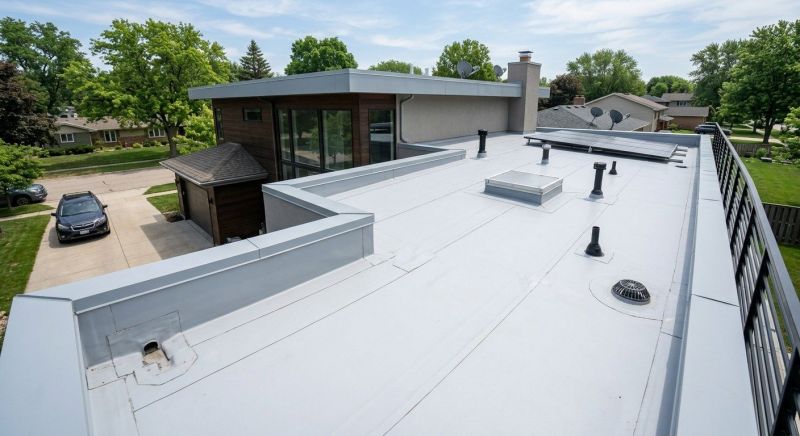 Single Ply Roof Replacement in Cornish, ME