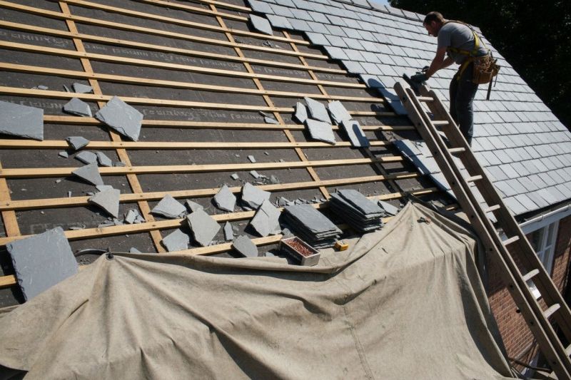 Slate Roof Replacement in Cornish, ME