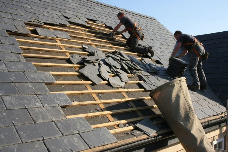 Slate Roof Replacement in Harrison, ME