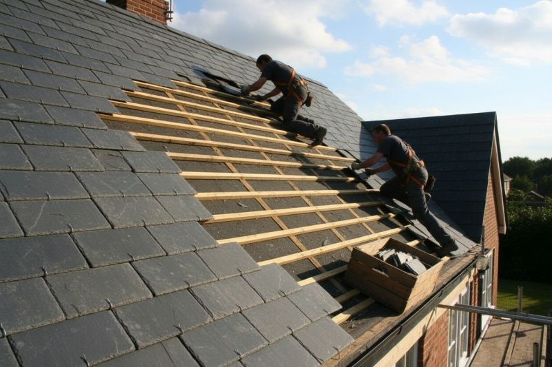 Slate Roof Replacement in Tamworth, NH