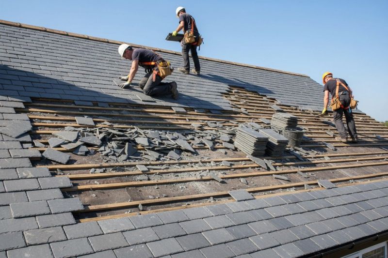 Slate Roof Replacement in Tamworth, NH