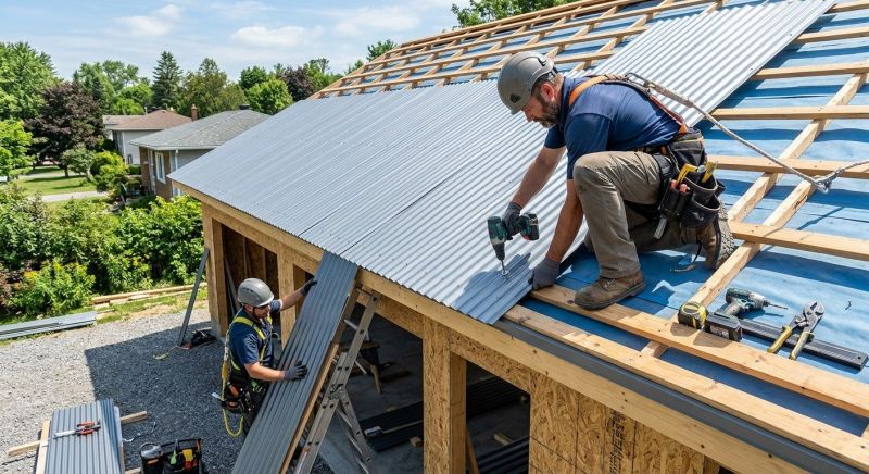 Tin Roof Installation in Ossipee, NH