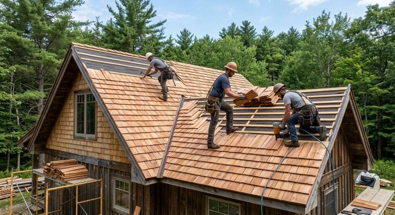 Wood Roofing Installation in Conway, NH