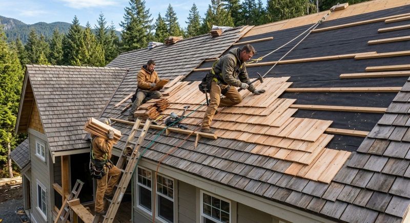 Wood Roofing Installation in Jackson, NH