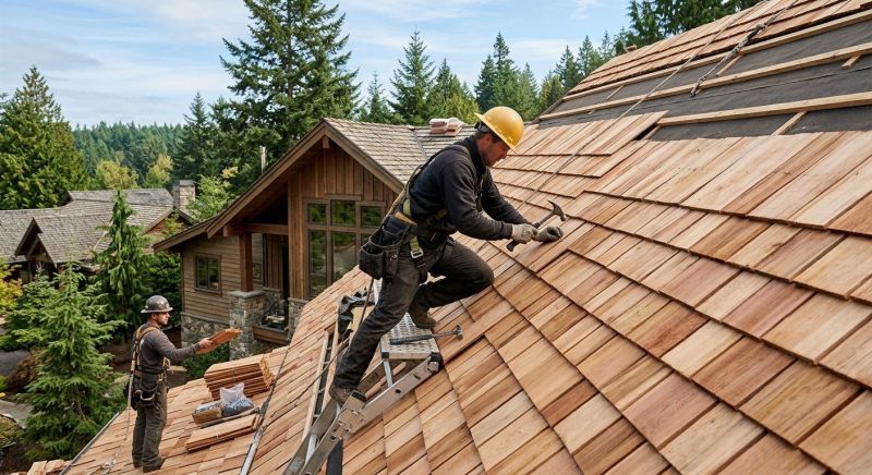 Wood Roofing Installation in Jackson, NH