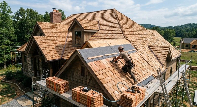 Wood Roofing Installation in North Conway, NH